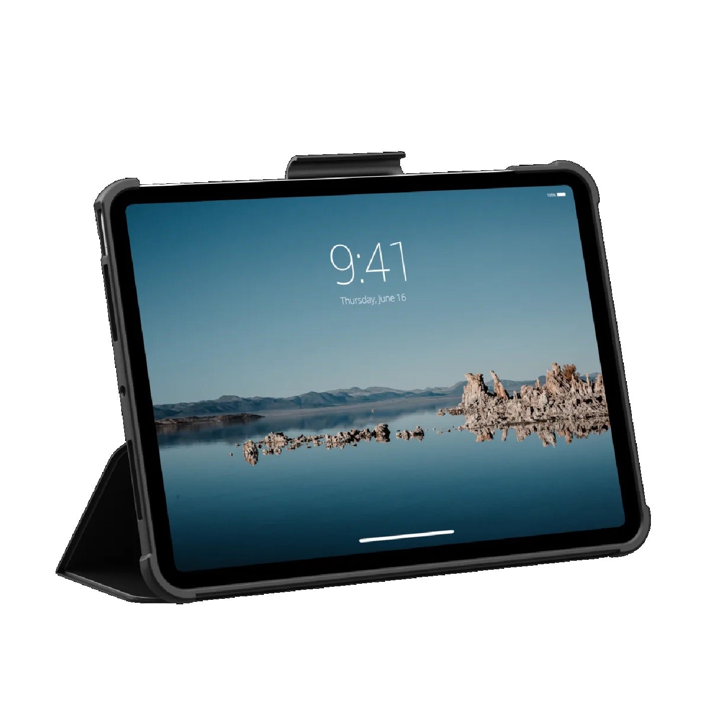 UAG Plyo Apple iPad Pro M4 (11 ft) (5th Gen) Folio Rugged Case - Black Ice (124477114043), DROP Military Standard, 10 Years Warranty
