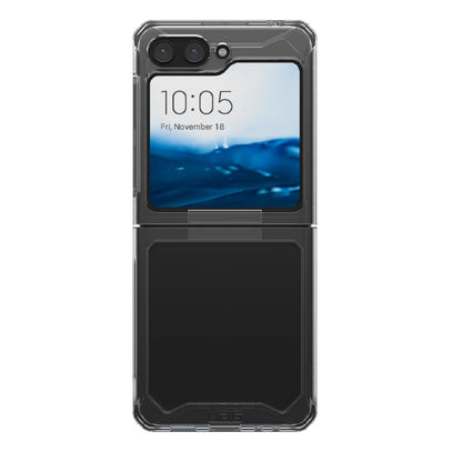 UAG Plyo Samsung Galaxy Z Flip5 5G (6.7 ft) Rugged Case - Ice (214357114343), DROP Military Standard, Raised Screen Surround, 10 Years Warranty