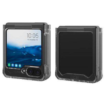 UAG Plyo Samsung Galaxy Z Flip5 5G (6.7 ft) Rugged Case - Ice (214357114343), DROP Military Standard, Raised Screen Surround, 10 Years Warranty