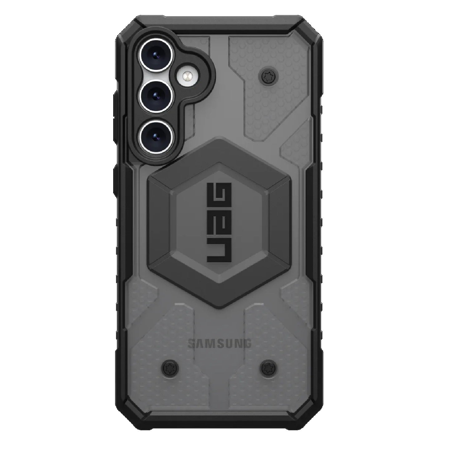 UAG Pathfinder Clear Samsung Galaxy S23 FE 5G (6.4 ft) Rugged Case - Ash (214410113131), 18ft. Drop Protection (5.4M), 10 Years Warranty