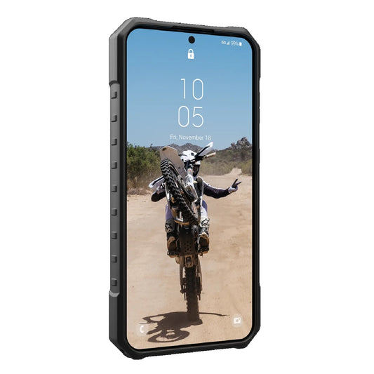 UAG Pathfinder Clear Samsung Galaxy S23 FE 5G (6.4 ft) Rugged Case - Ash (214410113131), 18ft. Drop Protection (5.4M), 10 Years Warranty