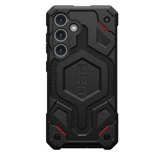 UAG Monarch Pro Magnetic Kevlar Samsung Galaxy S24 5G (6.2 ft) Rugged Case - Black (214412113940), 25ft. Drop Protection (7.6M), 10 Years Warranty