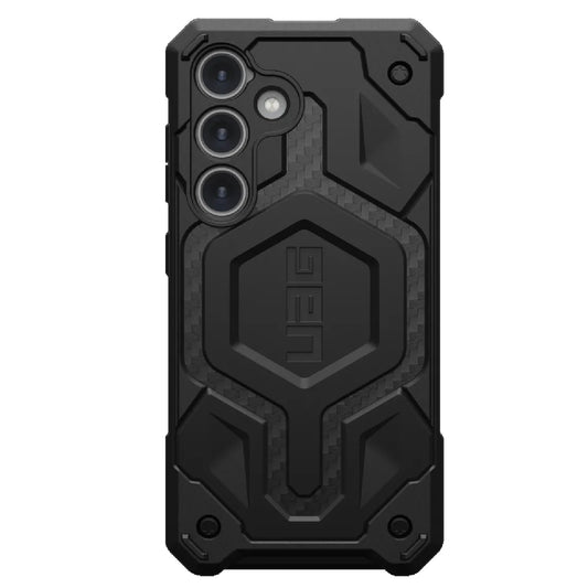 UAG Monarch Pro Magnetic Samsung Galaxy S24 5G (6.2 ft) Rugged Case - Carbon Fiber (214412114242), 25ft. Drop Protection (7.6M), 10 Years Warranty