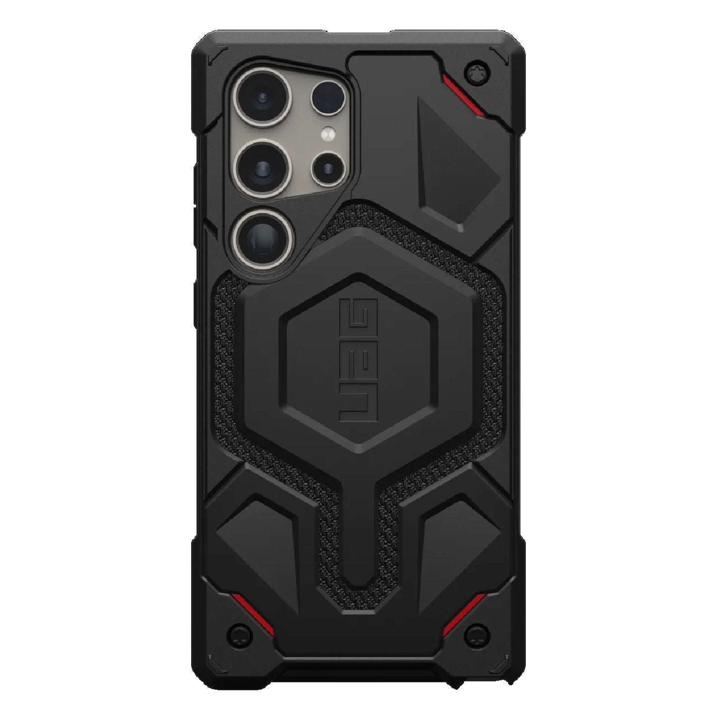 UAG Monarch Kevlar Samsung Galaxy S24 Ultra 5G (6.8 ft) Rugged Case - Black (214415113940), 20 ft. Drop Protection(6M),Multiple Layers,10 Years Warranty