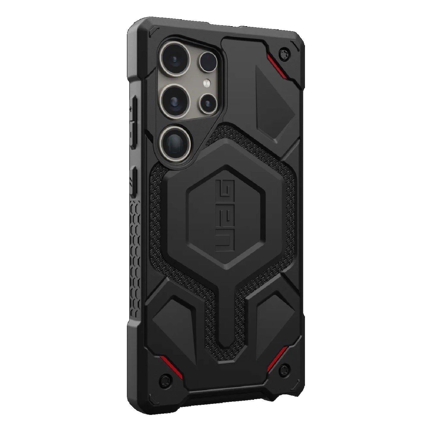 UAG Monarch Kevlar Samsung Galaxy S24 Ultra 5G (6.8 ft) Rugged Case - Black (214415113940), 20 ft. Drop Protection(6M),Multiple Layers,10 Years Warranty