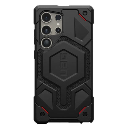 UAG Monarch Pro Magnetic Kevlar Samsung Galaxy S24 Ultra 5G (6.8 ft) Rugged Case-Kevlar Black(214416113940),25ft.Drop Protection(7.6M),10 Years Warranty