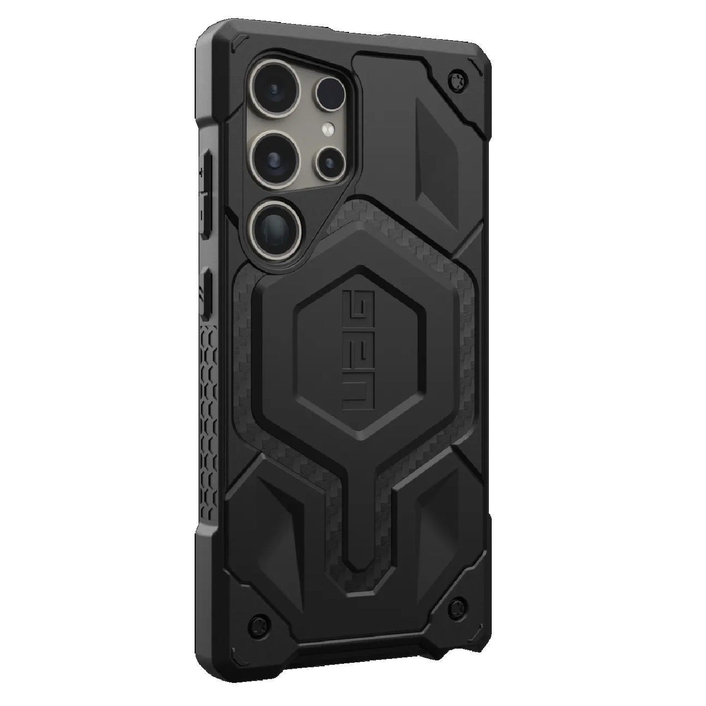 UAG Monarch Pro Magnetic Samsung Galaxy S24 Ultra 5G (6.8 ft) Rugged Case - Carbon Fiber (214416114242), 10 Years Warranty