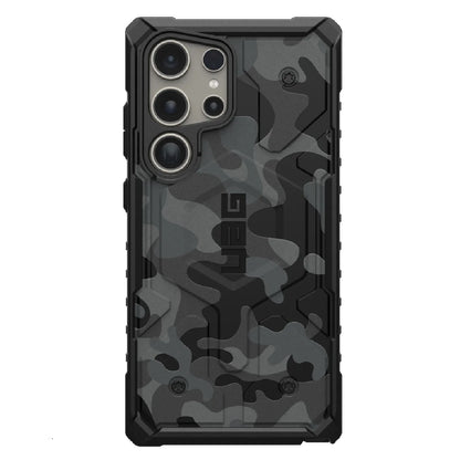 UAG Pathfinder SE Pro Magnetic Samsung Galaxy S24 Ultra 5G (6.8 ft) Rugged Case - Black Midnight Camo (214426114061), 10 Years Warranty