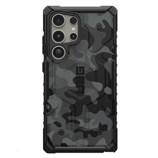 UAG Pathfinder SE Pro Magnetic Samsung Galaxy S24 Ultra 5G (6.8 ft) Rugged Case - Black Midnight Camo (214426114061), 10 Years Warranty
