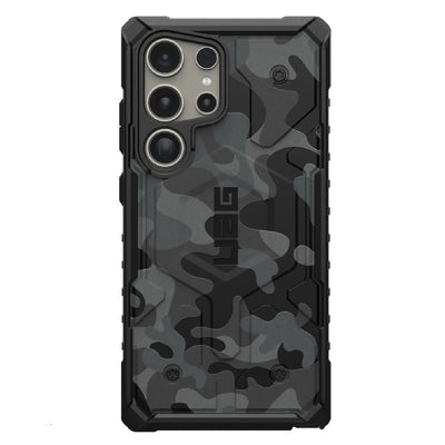UAG Pathfinder SE Pro Magnetic Samsung Galaxy S24 Ultra 5G (6.8 ft) Rugged Case - Black Midnight Camo (214426114061), 10 Years Warranty