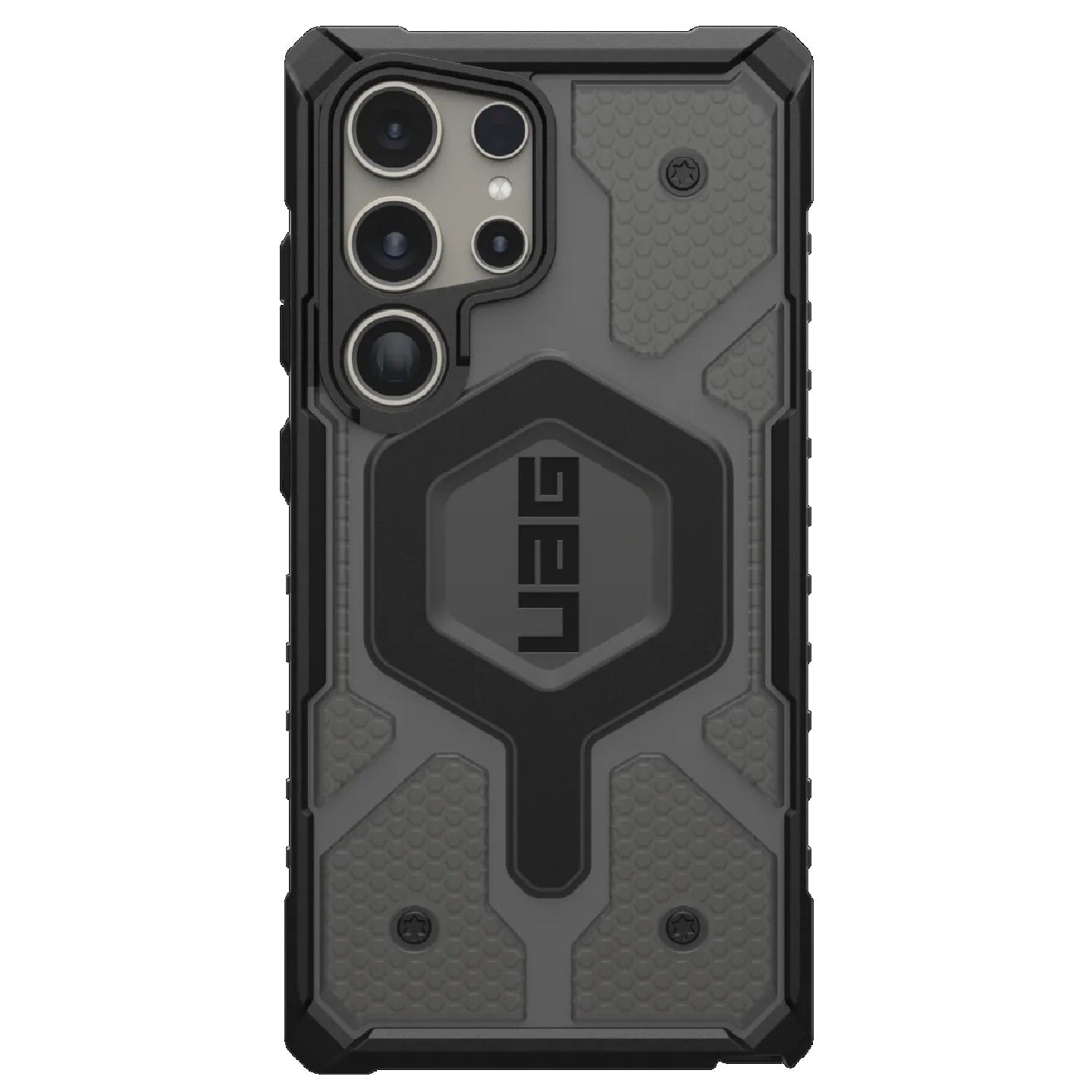 UAG Pathfinder Clear Pro Magnetic Samsung Galaxy S24 Ultra 5G (6.8 ft) Rugged Case - Ash (214427113131), 18ft. Drop Protection (5.4M), 10 Years Warranty