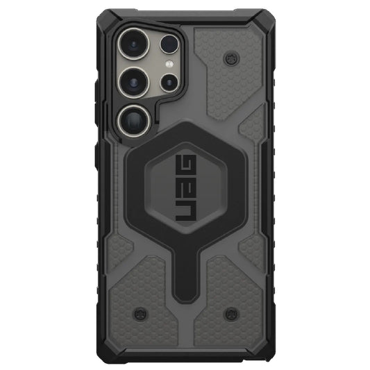 UAG Pathfinder Clear Pro Magnetic Samsung Galaxy S24 Ultra 5G (6.8 ft) Rugged Case - Ash (214427113131), 18ft. Drop Protection (5.4M), 10 Years Warranty