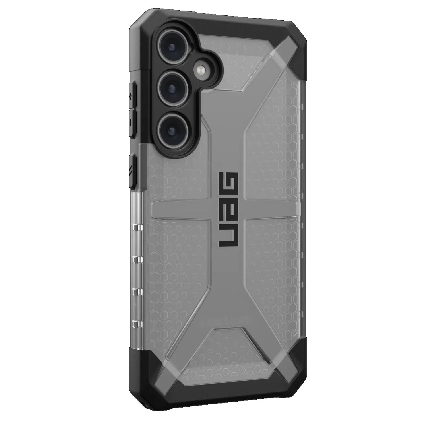 UAG Plasma Samsung Galaxy S24 5G (6.7 ft) Rugged Case - Ice (214434114343), 16ft. Drop Protection (4.8M), Raised Screen Surround, 10 Years Warranty