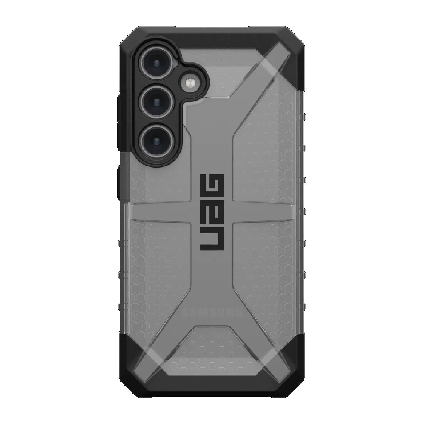 UAG Plasma Samsung Galaxy S24 5G (6.7 ft) Rugged Case - Ice (214434114343), 16ft. Drop Protection (4.8M), Raised Screen Surround, 10 Years Warranty