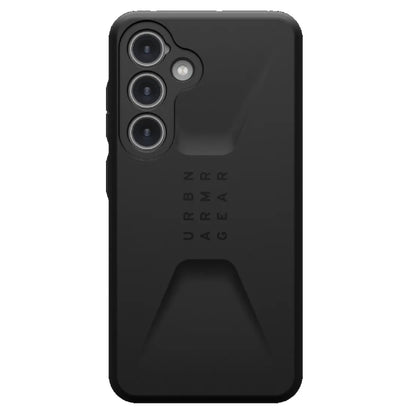 UAG Civilian Samsung Galaxy S24 5G (6.2 ft) Rugged Case - Black (214437114040), 20ft. Drop Protection (6M), Raised Screen Surround,10 Years Warranty