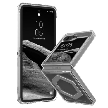 UAG Plyo Pro Samsung Galaxy Z Flip6 5G (7.6 ft) Rugged Case - Ice Silver (214455114333), DROP Military Standard, Air-soft Corners, 10 Years Warranty