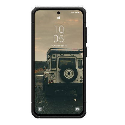 UAG Scout Samsung Galaxy S24 FE 5G (6.7 ft) Rugged Case - Black (214459114040), DROP Military Standard, Raised Screen Surround, 10 Years Warranty
