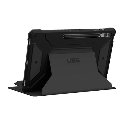 UAG Metropolis SE Samsung Galaxy Tab S10 Ultra   Tab S9 Ultra (14.6 ft) Folio Rugged Case-Black(224341114040), DROP Military Standard,10 Years Warranty