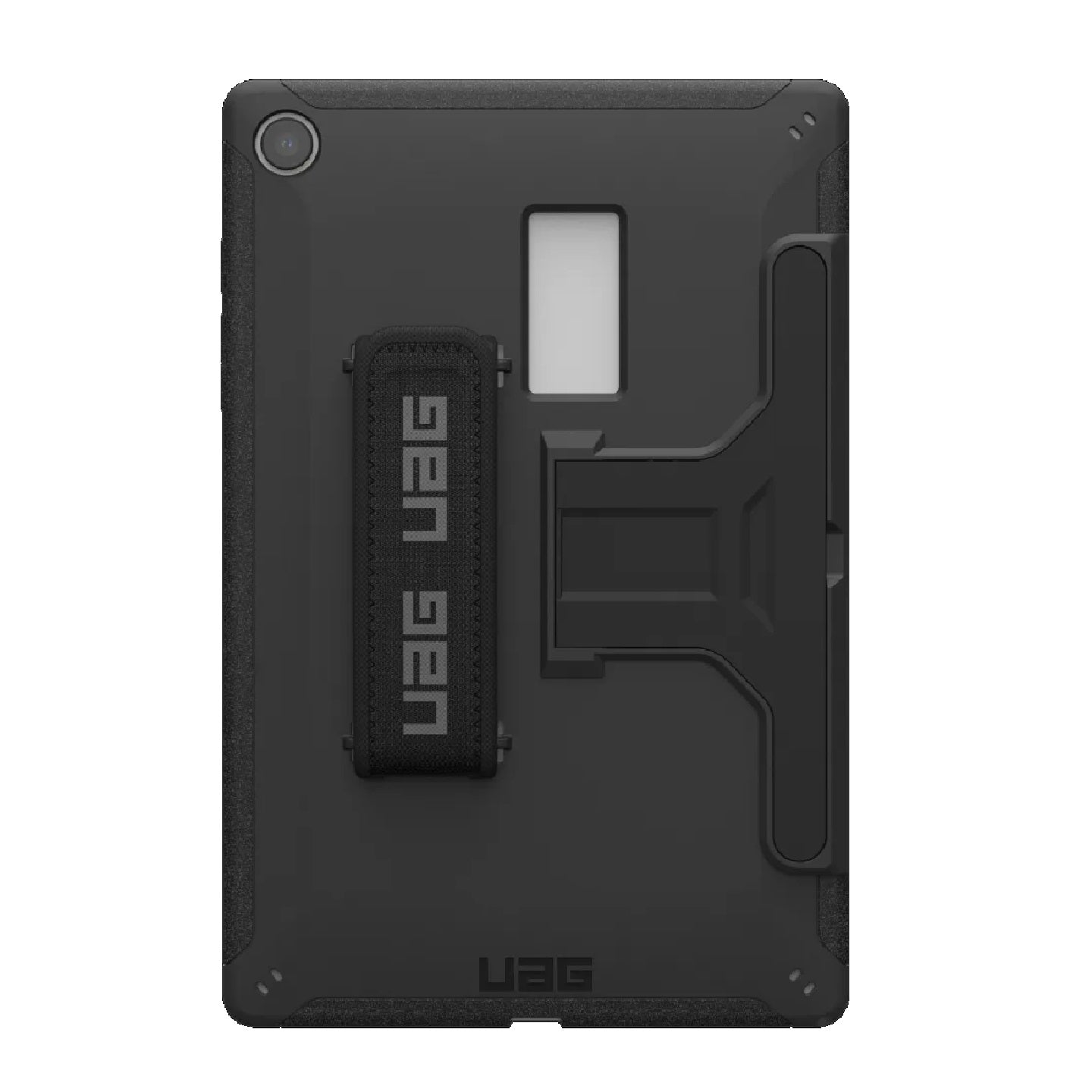 UAG Scout Samsung Galaxy Tab A9 (11 ft) with Kickstand  Handstrap Rugged Case - Black (224450114040), DROP Military Standard, 10 Years Warranty