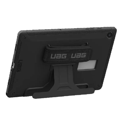 UAG Scout Samsung Galaxy Tab A9 (11 ft) with Kickstand  Handstrap Rugged Case - Black (224450114040), DROP Military Standard, 10 Years Warranty