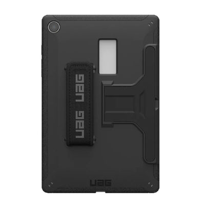 UAG Scout Samsung Galaxy Tab A9 (11 ft) with Kickstand  Handstrap Rugged Case - Black (224450114040), DROP Military Standard, 10 Years Warranty