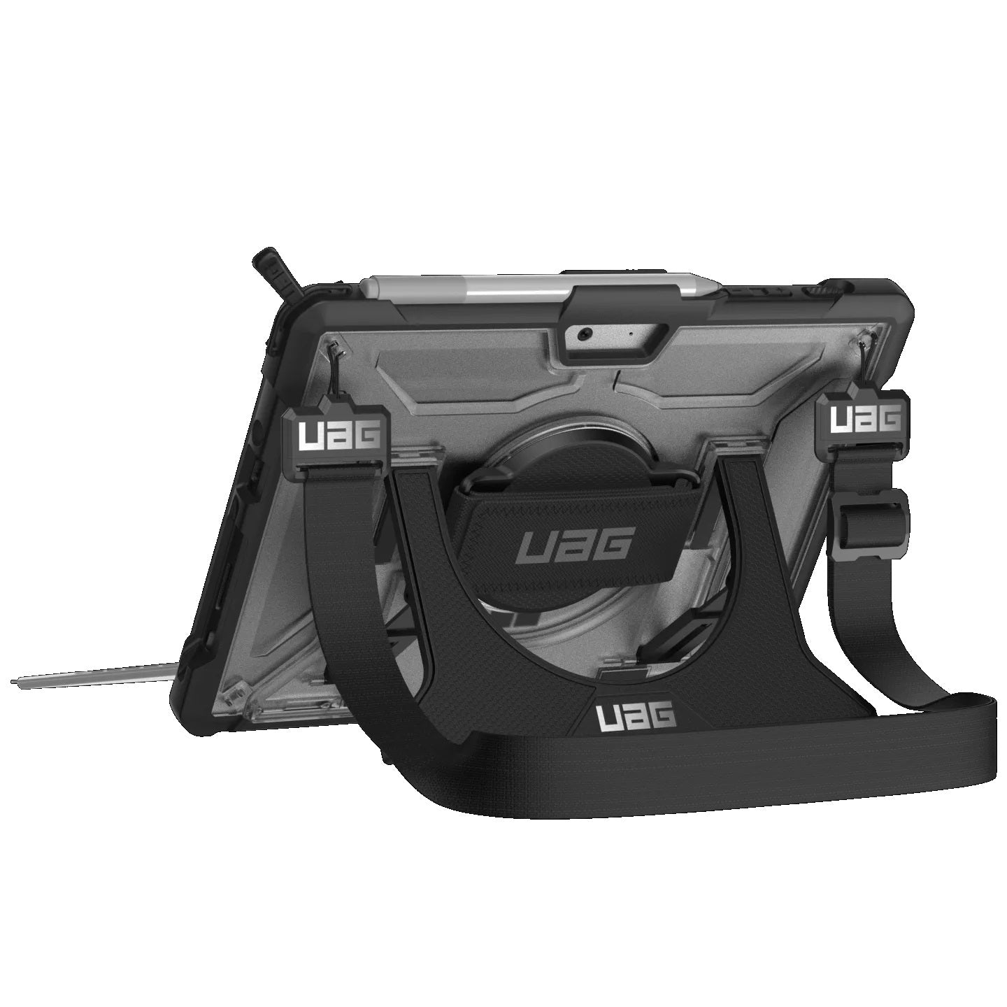 UAG Plasma Microsoft Surface Go 4  Go 3  Go 2  Go With Hand  Shoulder Strap Rugged Case - Ice(321073114343), 1 Year Warranty