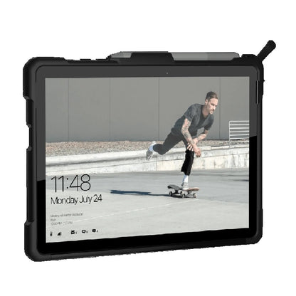 UAG Metropolis Microsoft Surface Go 4  Go 3  Go 2  Go Rugged Case - Black(321076114040), DROP Military Standard, 1 Year  Warranty