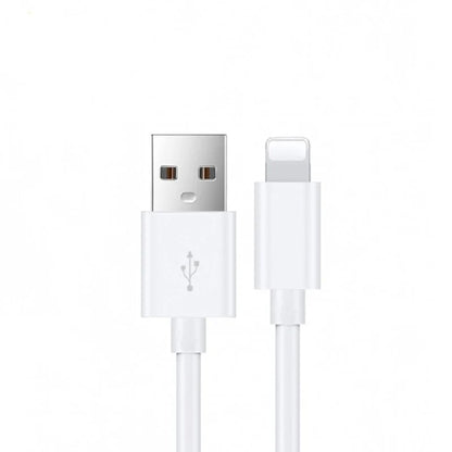 USP Lightning to USB-A Cable (2M) White - Quick Charge  Connect, 2.4A Rapid Charge, 480Mbps Transfer, Fast Charge,Tested 10K Bend,Durable  Reliable