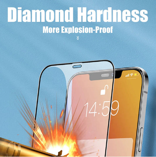 USP Apple iPhone 15 Pro Max (6.7 ft) Tempered Glass Screen Protector : Full Coverage, 9H Hardness, Bubble-free, Anti-fingerprint, Original Touch Feel
