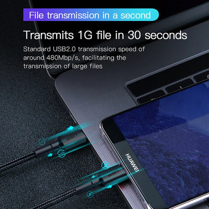 USP BoostUp Braided USB-C to USB-C Cable (20cm) Black-3A 60W, Fast  Safe Charge,Strong  Durable,Samsung Galaxy,Apple iPhone,iPad,MacBook,Google,OPPO