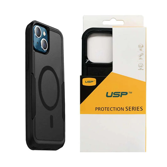 USP Apple iPhone 16 Plus (6.7 ft) Armor Rugged Case With MagSafe Black - Military-Grade,  Multi layers, No-Slip, Sleek, Ultimate Protection