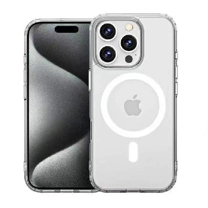 USP Apple iPhone 16 Pro (6.3 ft) Clear Rock Shockproof Case with MagSafe - Ultra-Thin, Lightweight, Non-Slip, Multi-Layer, Strong And Durable Materials