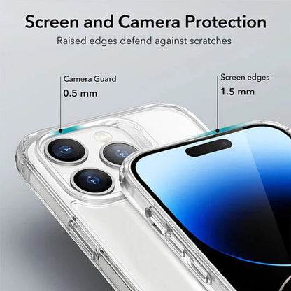 USP Apple iPhone 16 Pro Max (6.9 ft) Clear Rock Shockproof Case - Ultra-Thin, Lightweight, Non-Slip, Multi-Layer, Strong And Durable Materials