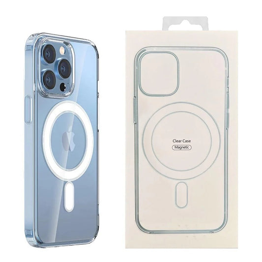 Generic Apple iPhone 16 Plus Clear Case with MagSafe - Crystal Clear, 360 degree Rotating, Scratch Resistant, Magnetic, Durable  Lightweight, ShockProof