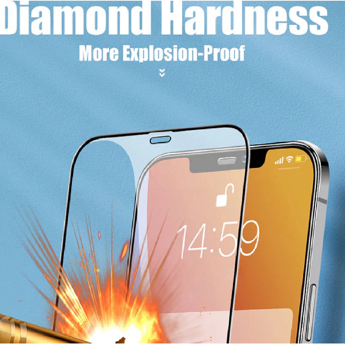 USP Apple iPhone 16 Pro Max (6.9 ft) Tempered Glass Screen Protector : Full Coverage, 9H Hardness, Bubble-free, Anti-fingerprint