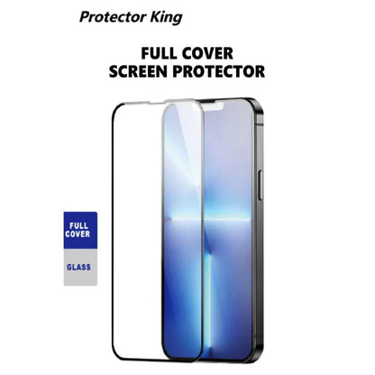 Protector King Apple iPhone 16 Pro (6.3 ft) Tempered Glass Screen Protector : Full Coverage, 9H Surface Hardness, Bubble-Free,Anti-Fingerprint,Dust Free
