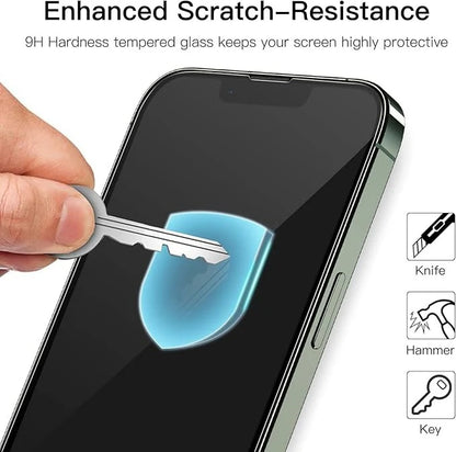 Protector King Apple iPhone 16 Pro Max (6.9 ft) Tempered Glass Screen Protector : Full Coverage, 9H Surface Hardness, Bubble-Free, Anti-Fingerprint