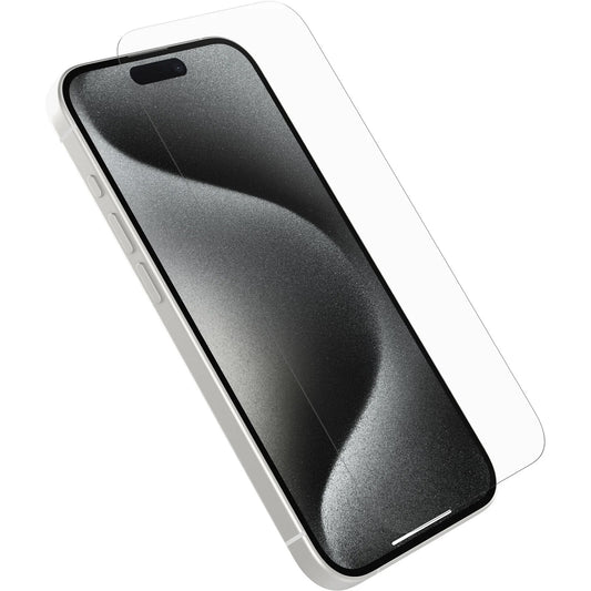 OtterBox Premium Glass Antimicrobial Apple iPhone 15 Pro Max (6.7 ft) Screen Protector Clear - (77-93960), DROP 3ft Protection,2 Years Warranty