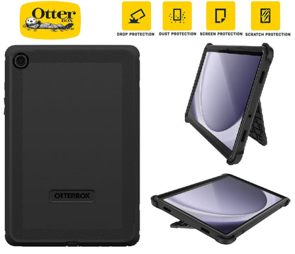 OtterBox Defender Samsung Galaxy Tab A9 (11 ft) Case Black - No Retail Packaging - (77-95007), DROP 2X Military Standard, 7 Years Warranty
