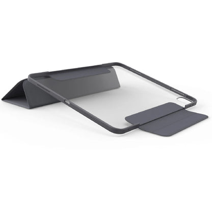 OtterBox Symmetry Folio Apple iPad Pro M4 (13 ft) (7th Gen) Case Thunderstorm (Clear Dark Grey) - (77-95261), Multi-Position Stand, 7 Years Warranty
