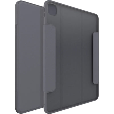 OtterBox Symmetry Folio Apple iPad Pro M4 (13 ft) (7th Gen) Case Thunderstorm (Clear Dark Grey) - (77-95261), Multi-Position Stand, 7 Years Warranty