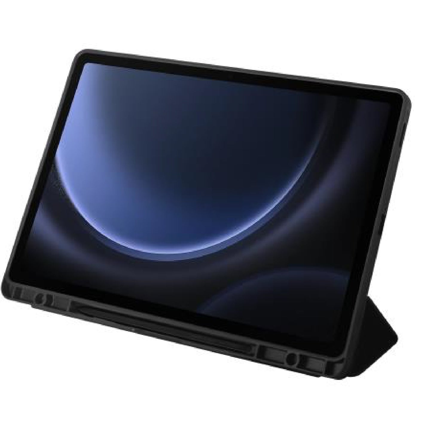 OtterBox React Folio Samsung Galaxy Tab S9 FE (12.4 ft) Case Black- (77-95367),DROP Military Standard,Pencil Holder,Raised Edges, 7 Years Warranty