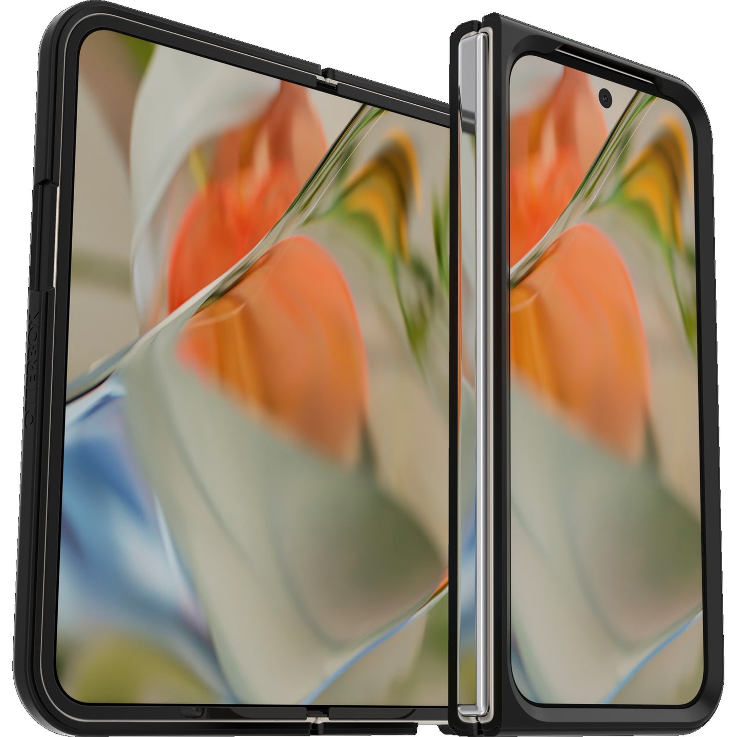 OtterBox Thin Flex Google Pixel 9 Pro Fold (8 ft) Case Black - (77-95560), Military Standard Drop Protection, Hard Case, Ultra-Slim, 7 Years Warranty