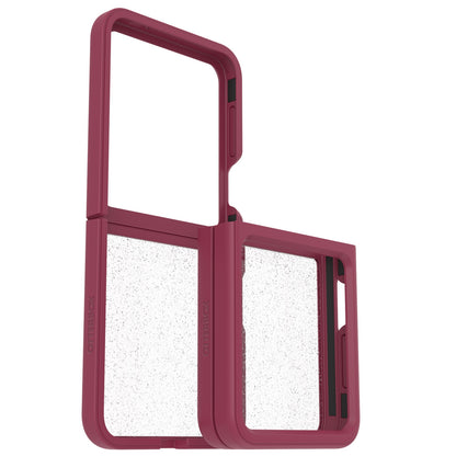 OtterBox Thin Flex Samsung Galaxy Z Flip6 5G (6.7 ft) Case Berry Bliss Pink - (77-95819), Antimicrobial, DROP Military Standard, 7 Years Warranty