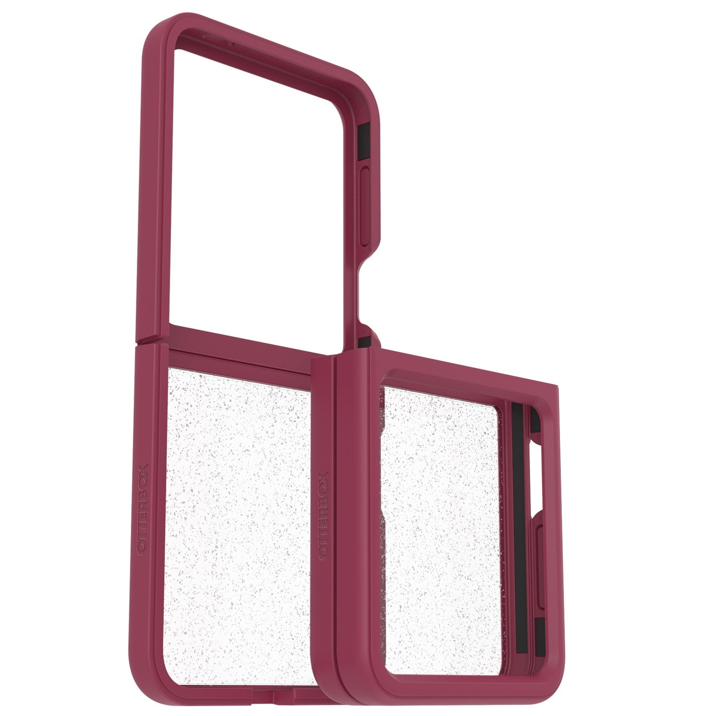 OtterBox Thin Flex Samsung Galaxy Z Flip6 5G (6.7 ft) Case Berry Bliss Pink - (77-95819), Antimicrobial, DROP Military Standard, 7 Years Warranty