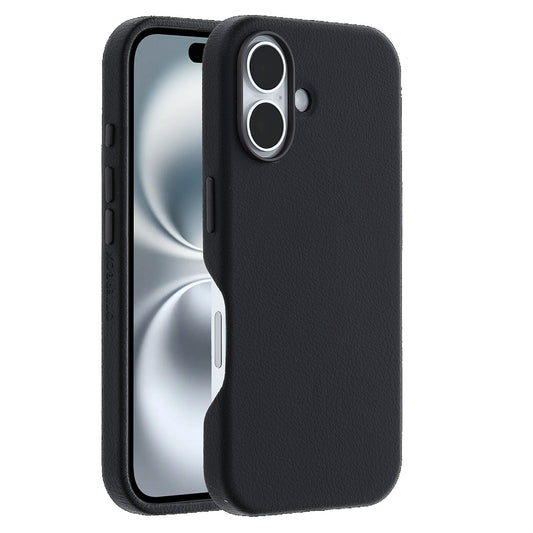 OtterBox Symmetry MagSafe Cactus Leather Apple iPhone 16 Plus (6.7 ft) Case Black-(77-9628),DROP 3X Military Standard,Pocket friendly,7 Years Warranty
