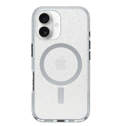 OtterBox Symmetry Clear MagSafe Apple iPhone 16 Plus (6.7 ft) Case Stardust - (77-96357), Antimicrobial, DROP 3X Military Standard, 7 Years Warranty