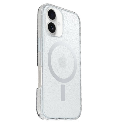 OtterBox Symmetry Clear MagSafe Apple iPhone 16 Plus (6.7 ft) Case Stardust - (77-96357), Antimicrobial, DROP 3X Military Standard, 7 Years Warranty