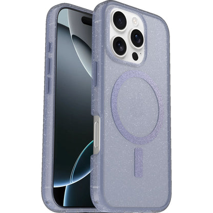 OtterBox Symmetry Clear MagSafe Apple iPhone 16 Pro (6.3 ft) Case Denver Dusk Purple - (77-96401), DROP 3X Military Standard, 7 Years Warranty