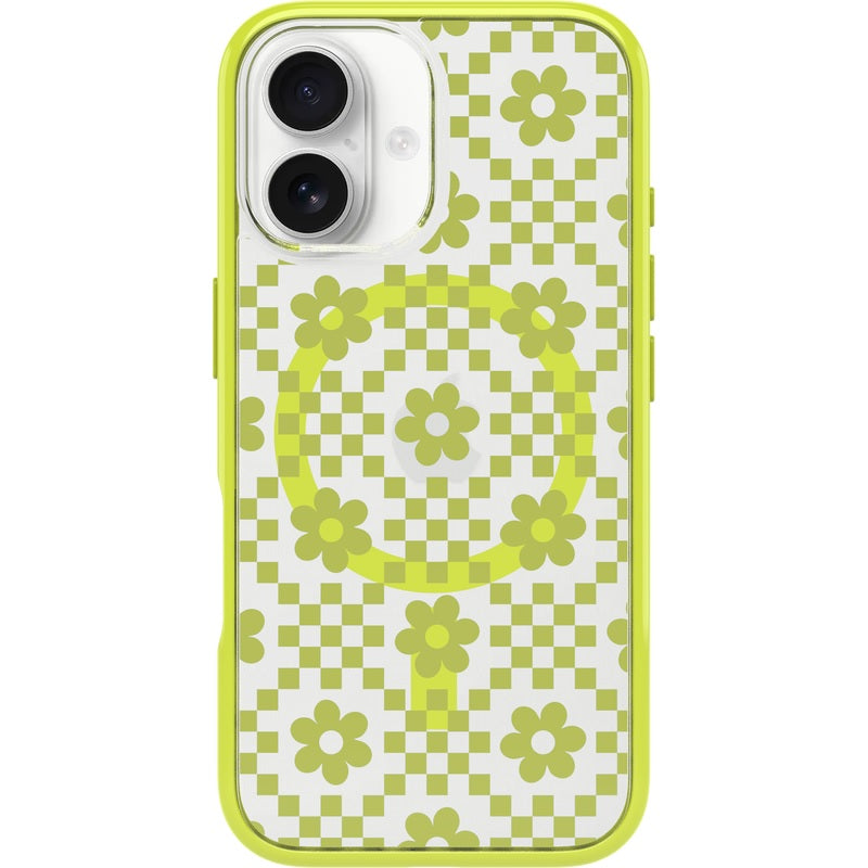 Otterbox Symmetry Clear Magsafe Apple iPhone 16 Case Daisy Dance - (77-97131)